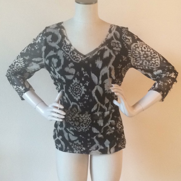 INC V-neck fitted top - Picture 2 of 8